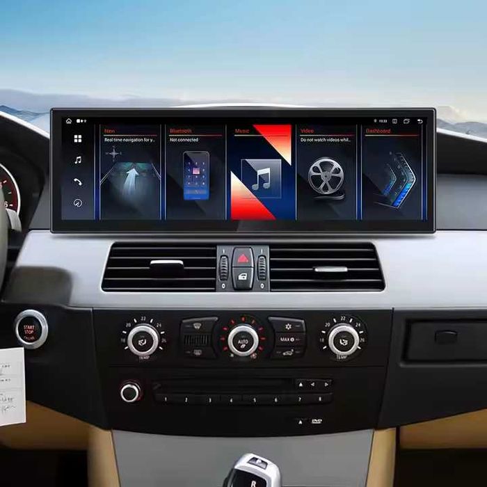BMW 5 E60, E61, E90, E91 14.9" Android Mултимедия/Навигация