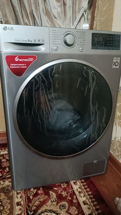 Стиральная машина автомат 8 килолик LG фирма янги ишлатилмаган