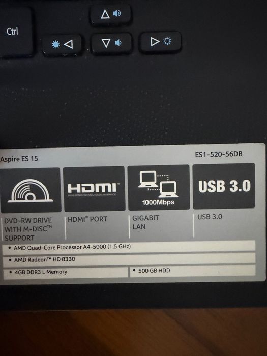 Продам ноутбук Acer Aspire ES 15