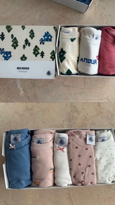 Petit Bateau бодики для детей