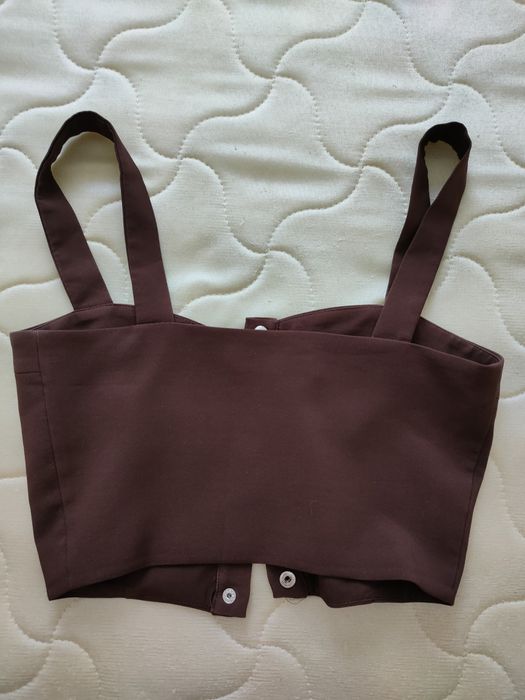 Топ женский шоколадного цвета