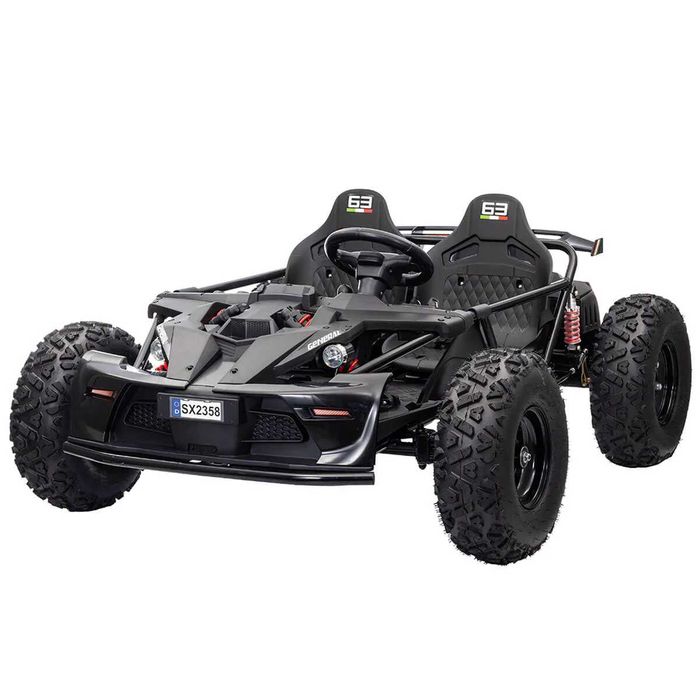 Buggy electric pentru 2 copii Kinderauto BJSX2358, 800W 48V 20Ah Black