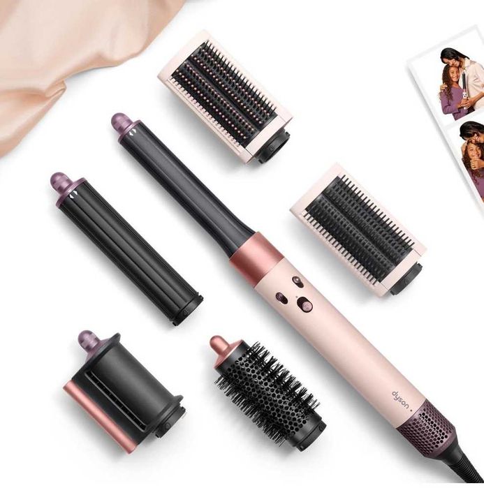 Dyson airwrap в розовом цвете