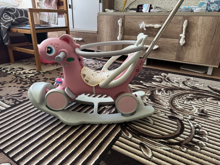Лошадка-качалка 2в 1