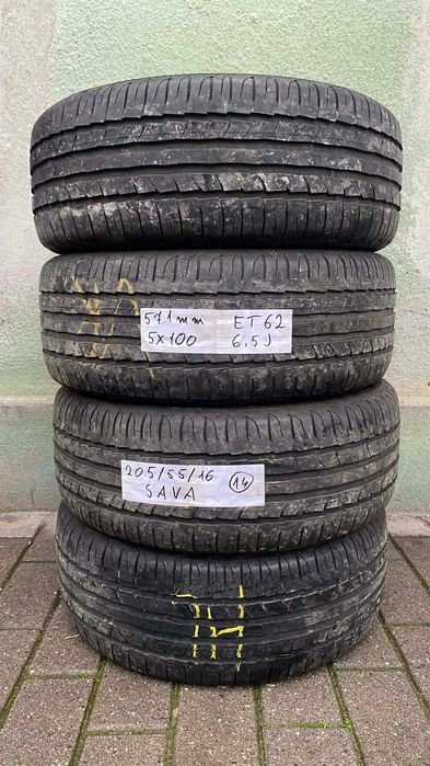 jante vw golf 4 bora skoda audi seat 5x100 IARNA 205 55 16 DOT 2023-24