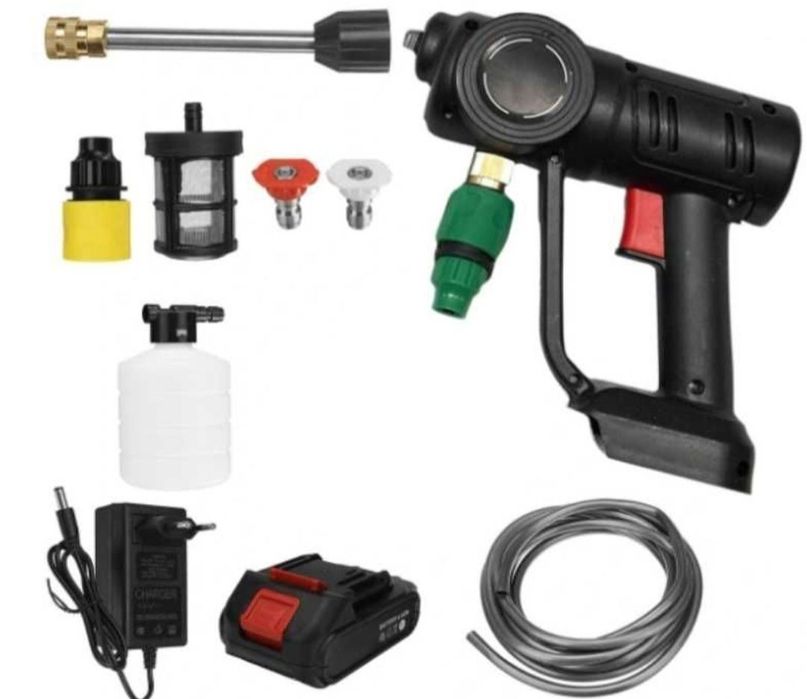 Aparat de spalat cu Presiune Puternic 20 Bari cu Acumulator 8L/min