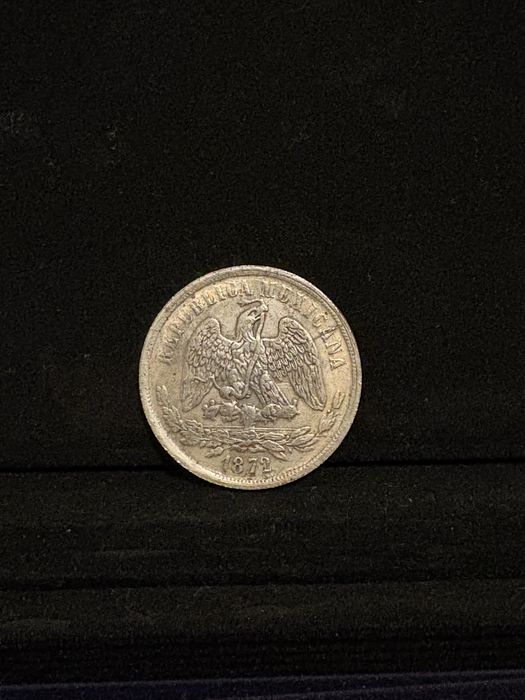 Moneda 1 peso argint 1872