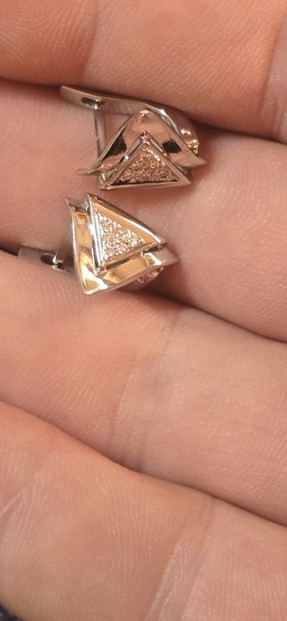 Cercei Platină cu diamante