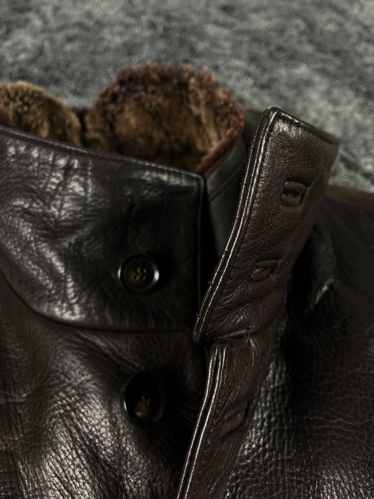 Hugo Boss Camlain Brown Calf Leather Jacket Мъжко Кожено Яке