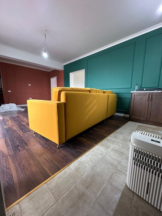 Vand Canapea in L NOUA, extensibila, cu lada de depozitare