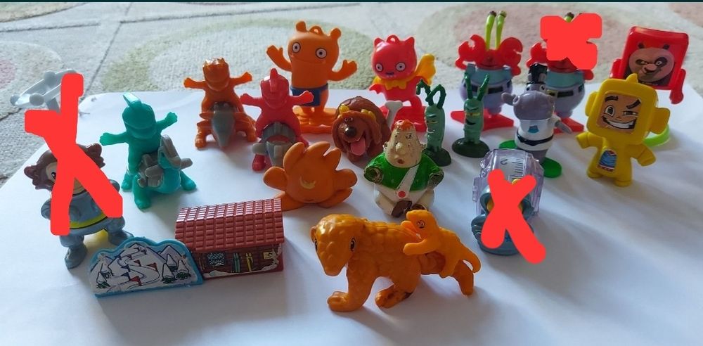 Киндер игрушки разные