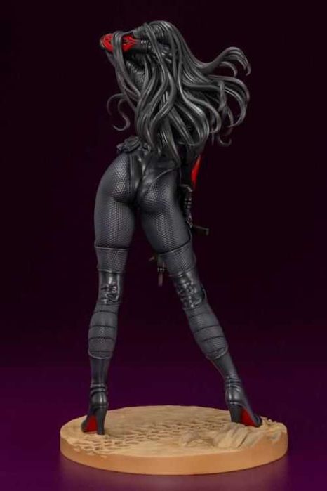 Figurină Anime Rară G.I JOE Baroness Bishoujo Kotobukiya Black Suit
