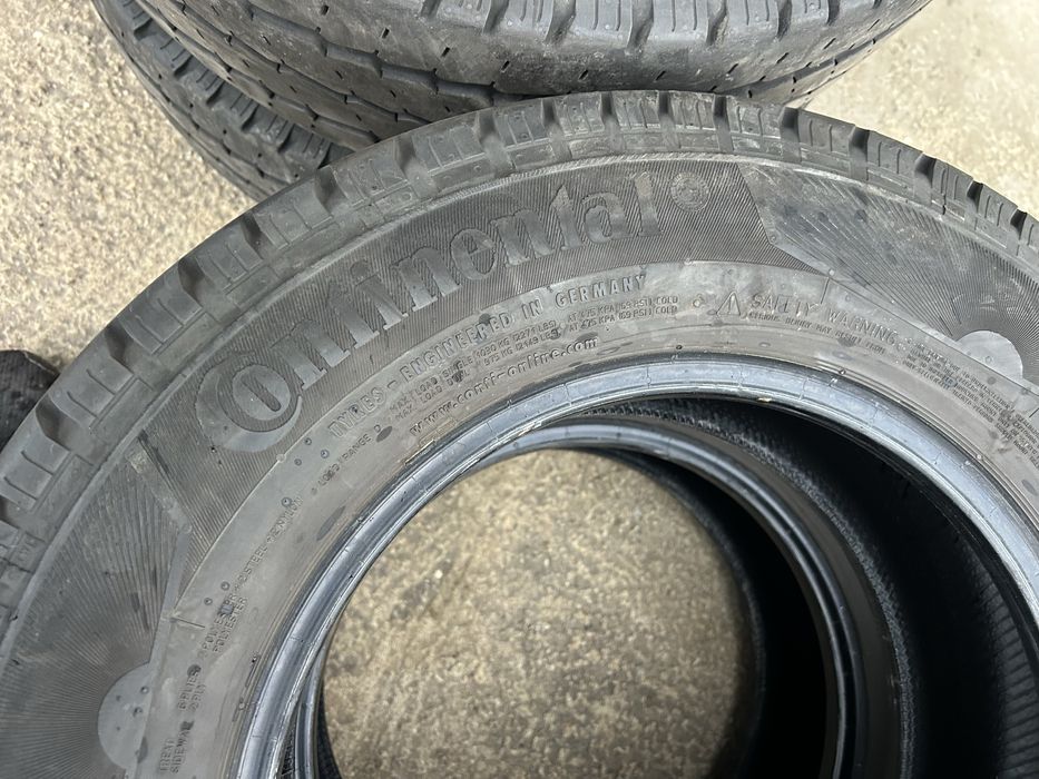 4 летни гуми за бус 215 70 15С continental