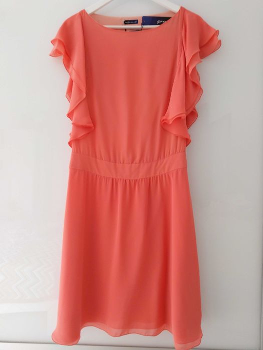 Rochie voal corai, mar.38