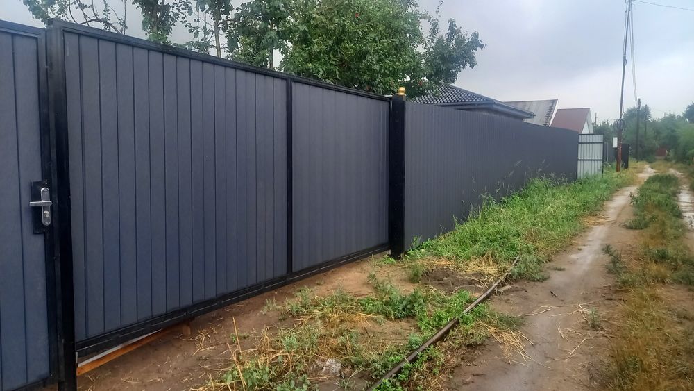 Заборы ворота навесы