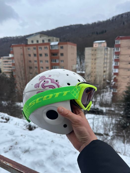 Casca si ochelari ski copii