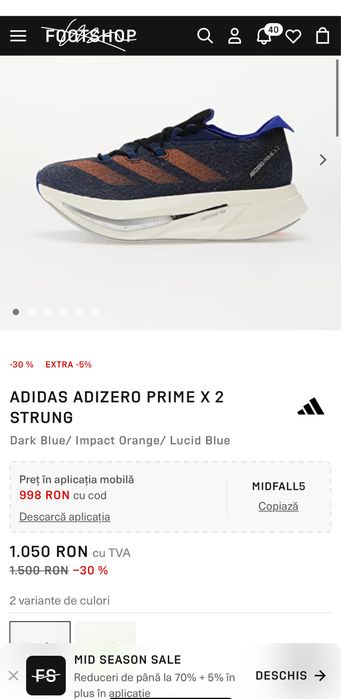 Adidasi Adidas sport de alergare