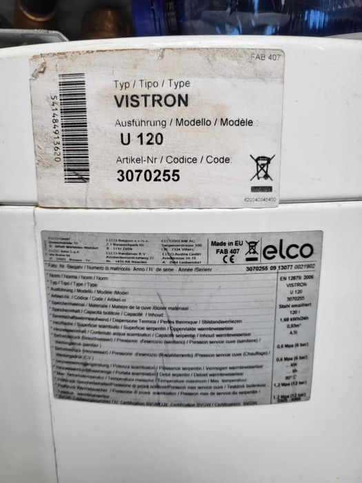 Centrala termica Vaillant cu boiler 120 L