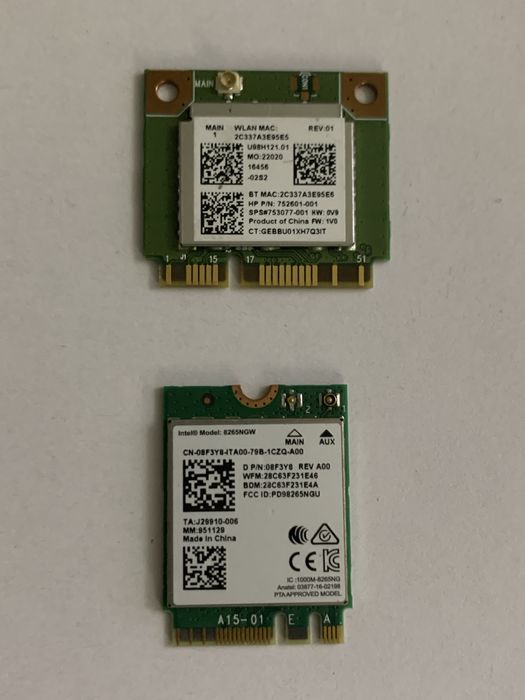 Wifi bluetooth модули бля ноутбуков