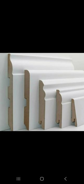 Плинтуса МДФ изготовление и установка