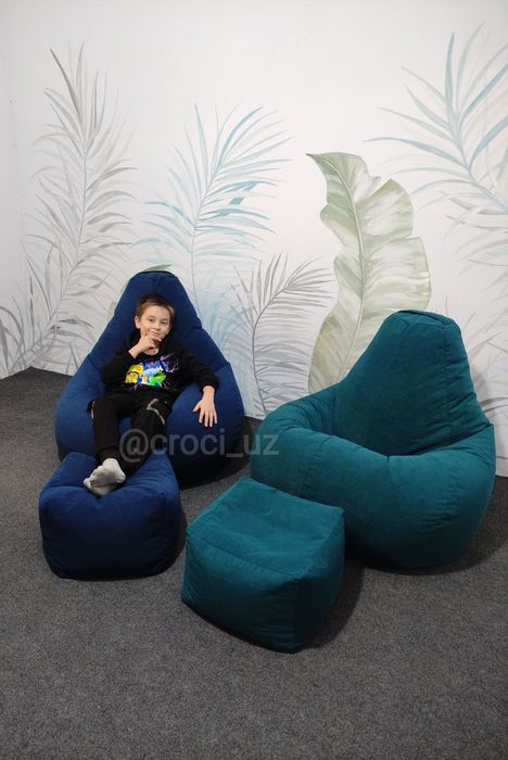 Бескаркасный кресло мешок, бинбег от производителя croci_uz. Пуф груша