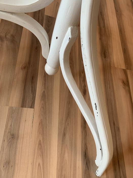 Vand masa lemn alba, stil Thonet