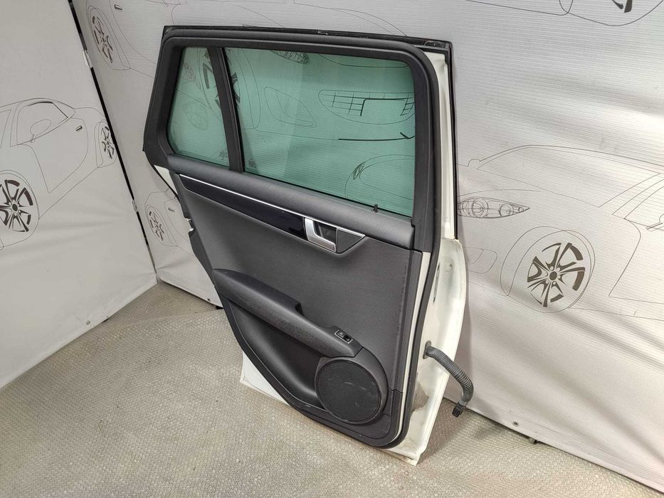 Ușă Spate Stânga Mercedes-Benz C-Class W204 Sedan Alb Cod Culoare 149 Polar White 2013 / [2007-2014] / A2047302300 (1E)