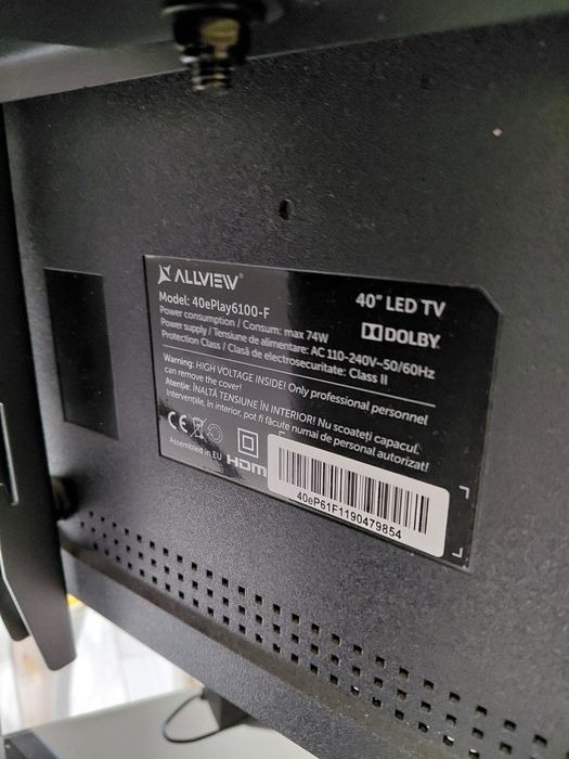 Smart Tv Allview 40"/102cm diagonala