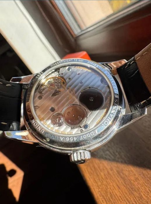 Glashutte union ceas manual  winding