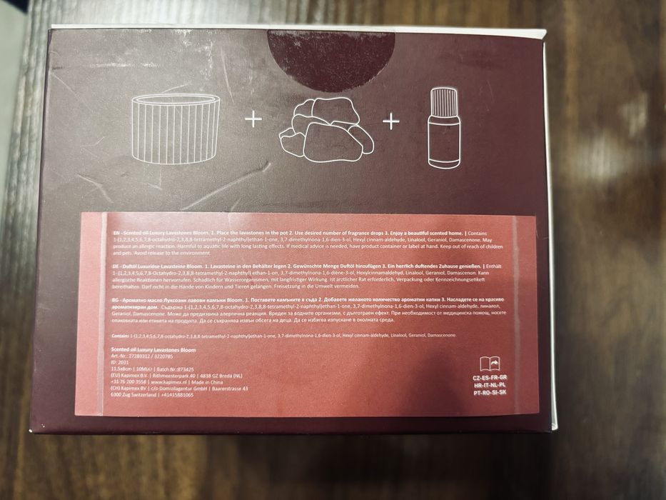 Set de pietre vulcanice - aromaterapie