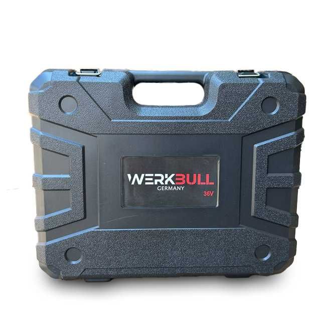 Немски Ударен Винтоверт WerkBull 36V – Пълен комплект 111 части