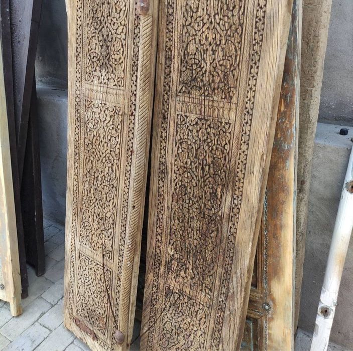 Антикварные резные двери / кадимий накшли эшиклар