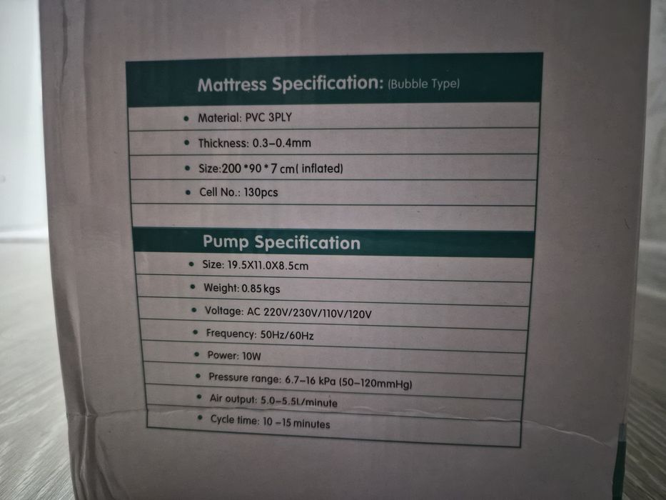 Матрас противопролежневый