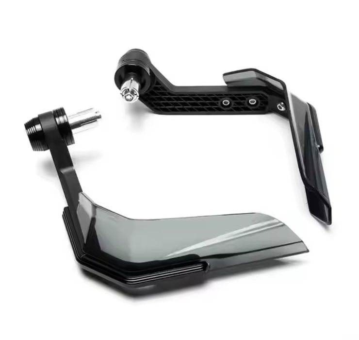 Handguards moto slim, negre.
