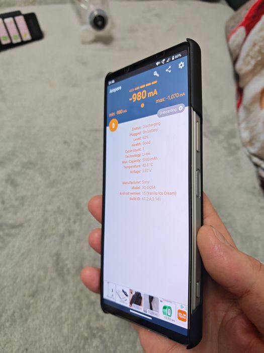 Xperia 1V, 12/256, alb, impecabil, nou