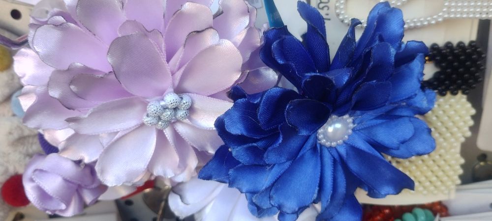 Панделка за коса с ластик