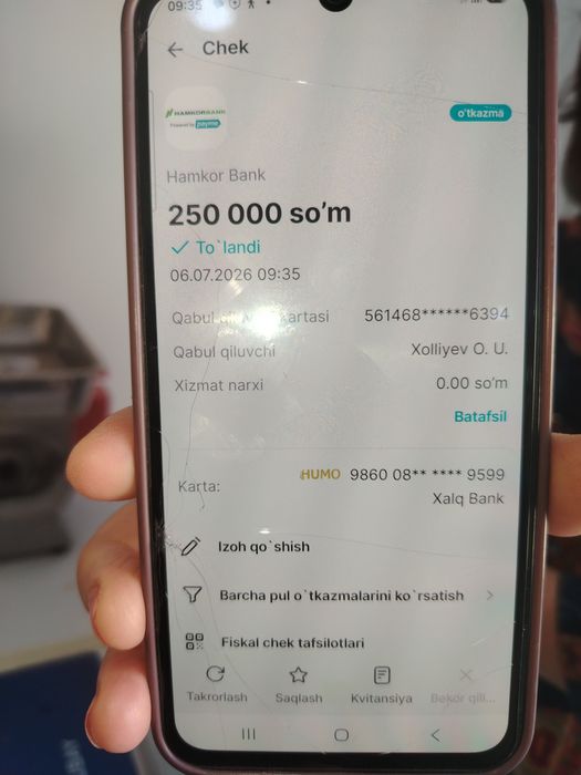 Musqaymoq aparat 3.800 kuchlanishda ishlaydi