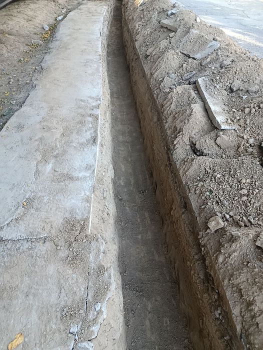 Траншея казибериш ручной подкоп