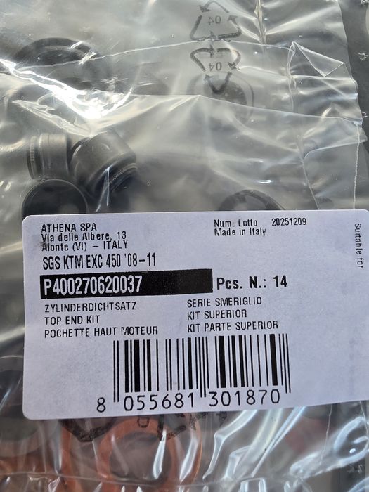 Гарнитури за KTM EXCR 450