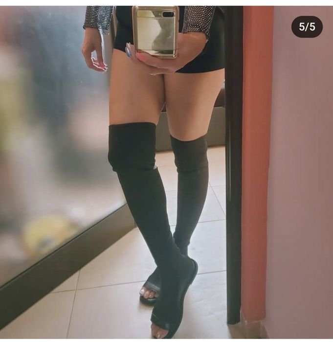 Италиански черни боти, DKNYбежови,Габина омбре цвят и летен ботуш