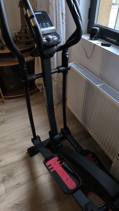 Bicicleta eliptica Hammer Crossfly ergometru, volanta 18kg, max 130kg