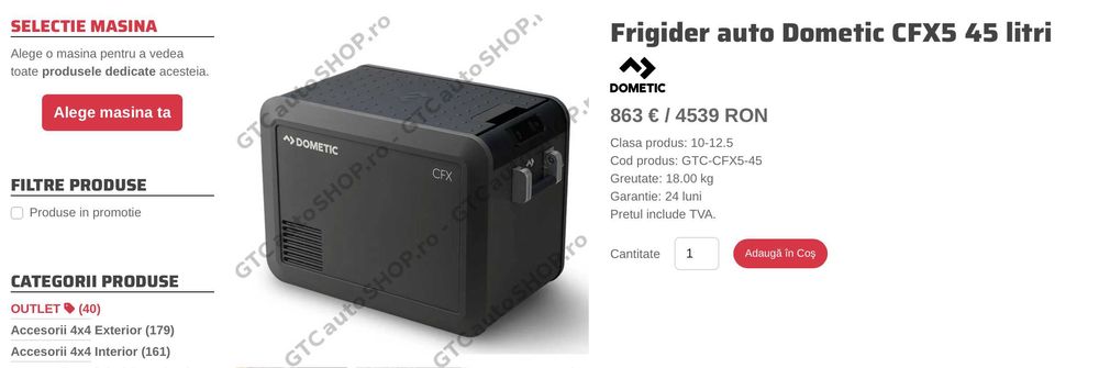 Frigider Auto - Dometic CFX5 45 Electric Cooler