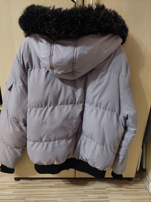 Geaca gri  pentru adolescenti