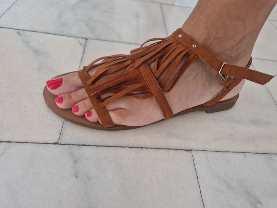 Sandale franjuri h&m