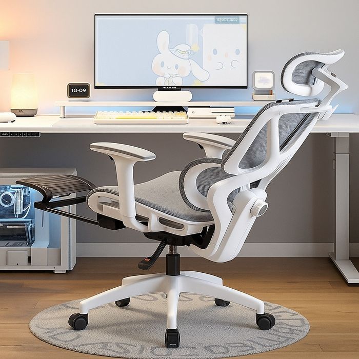 Офисное кресло с подставкой для ног — комфорт и стиль в одном