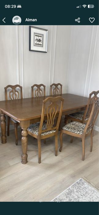 Продается стол со стульями