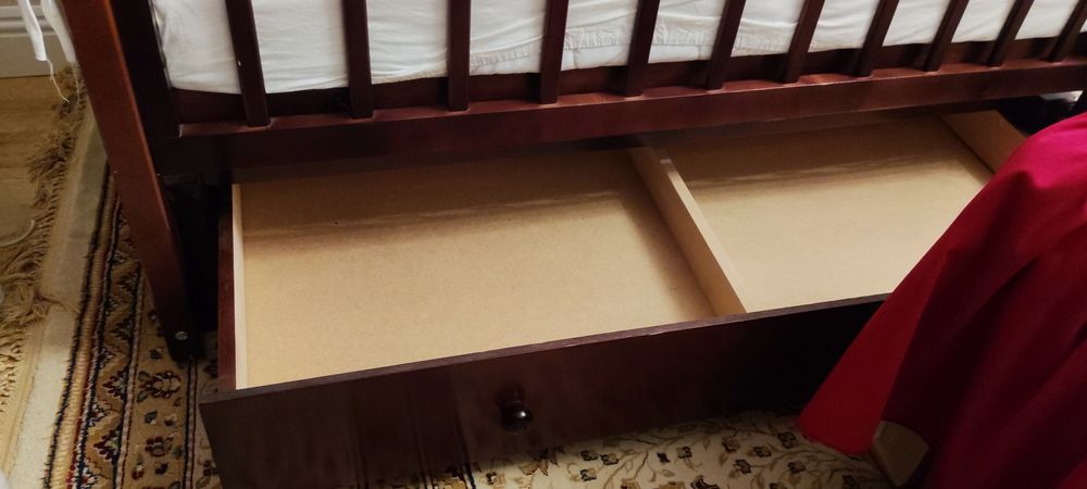 Детская кровать маятник с ящиком