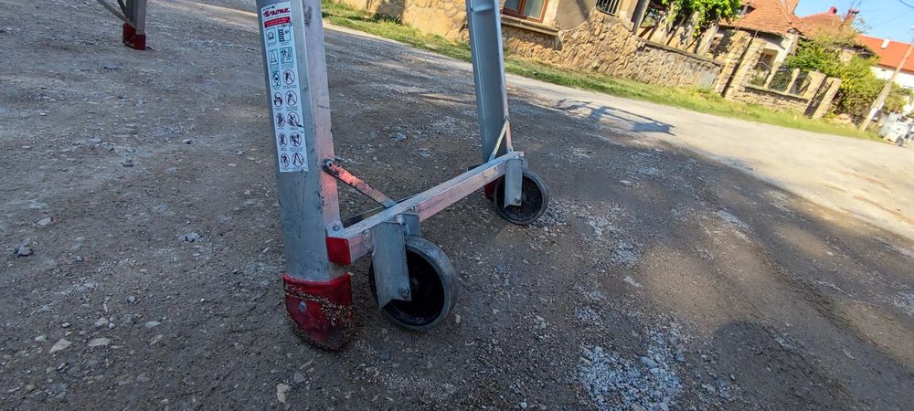 Разтегателна стълба с платформа  Faraone PLS3, Алуминий