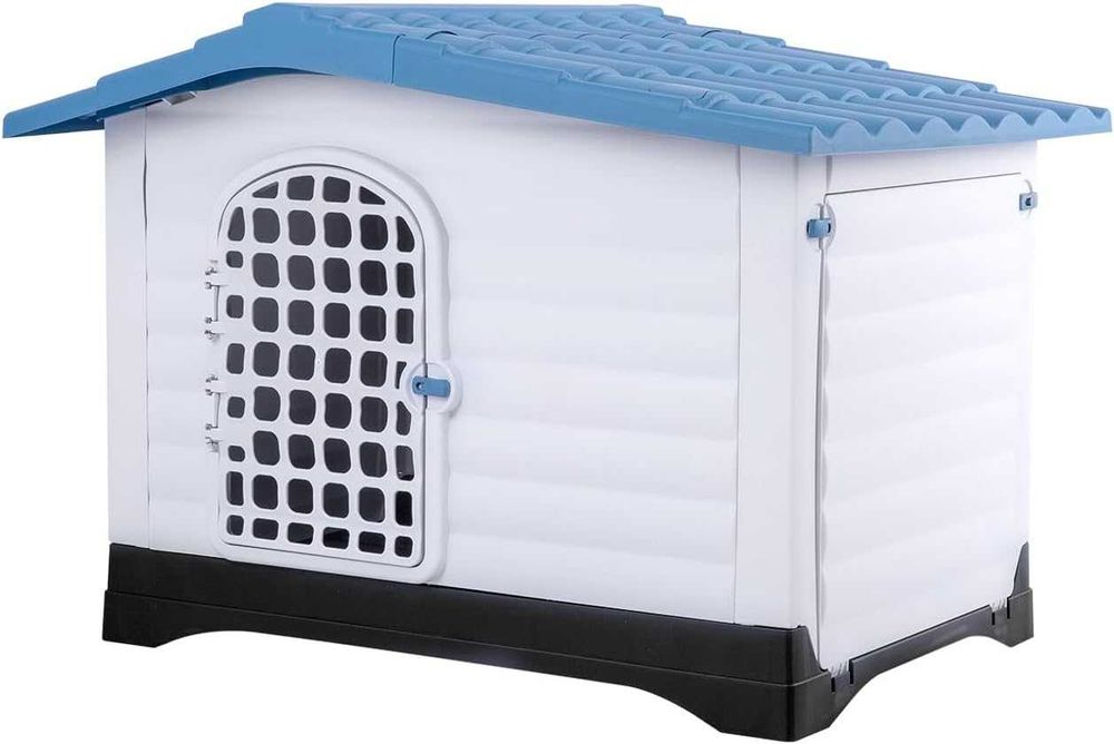 Кучешка къща за големи кучета, развъдник за кучета, закрито и открито