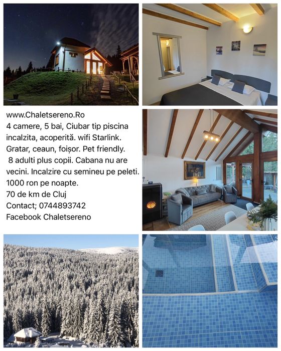 Cabana de inchiriatcu 4 margarete ciubar piscina Belis cluj apuseni